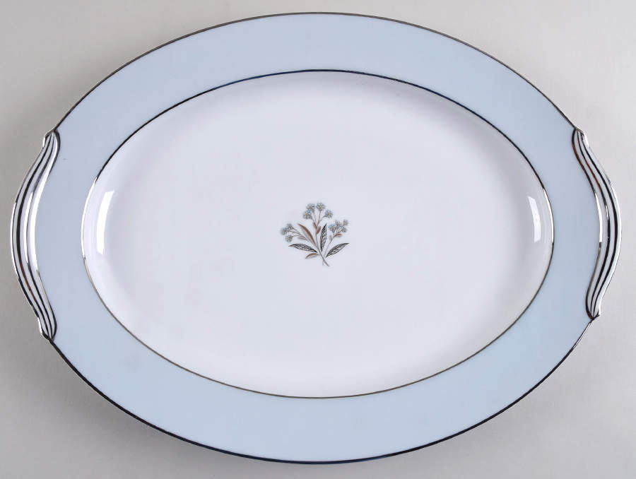 Mavis 16" Oval Serving Platter by Noritake-1