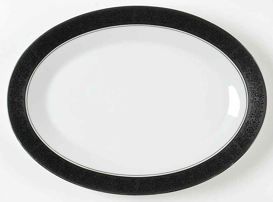 Mirano 14" Oval Serving Platter by Noritake-1