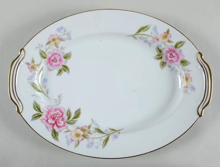 Norma 11" Oval Serving Platter by Noritake-1