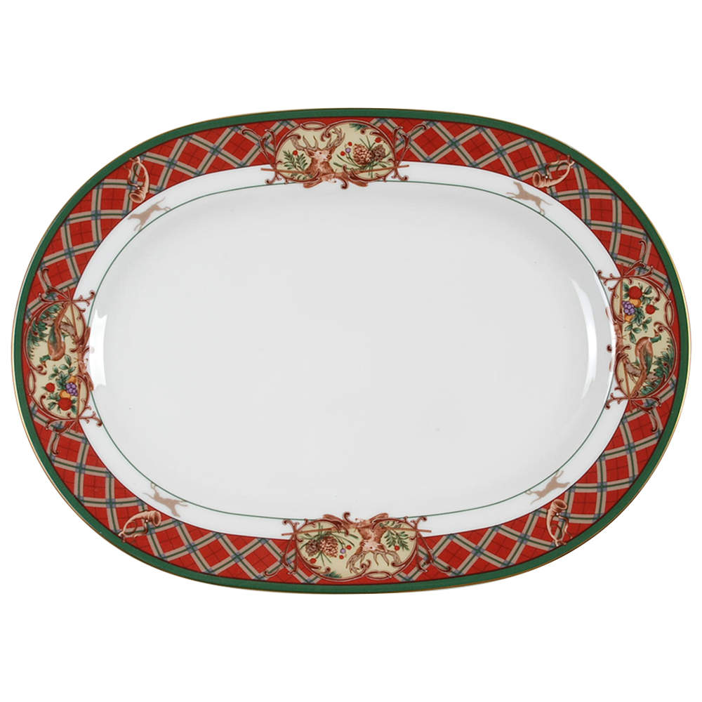 Royal Hunt 14" Oval Serving Platter by Noritake-1