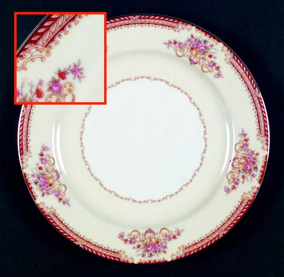 Royal Ruby Dinner Plate by Noritake-1