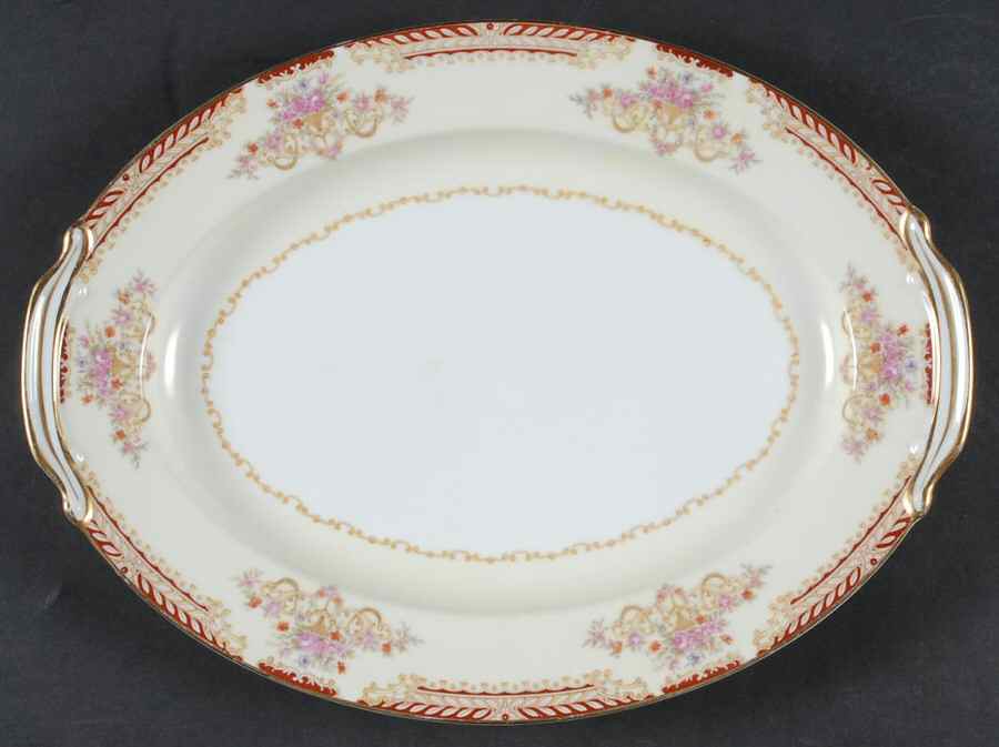 Royal Ruby 11" Oval Serving Platter by Noritake-1