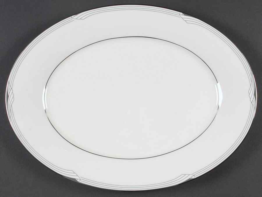 Sterling Cove 13" Oval Serving Platter by Noritake-1
