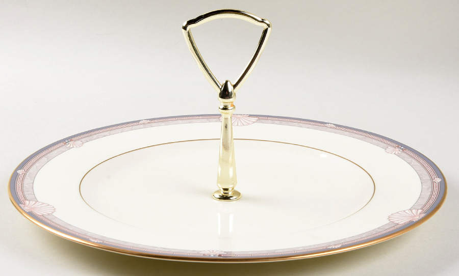Stanford Court Round Serving Plate with Handle (DP) by Noritake-1
