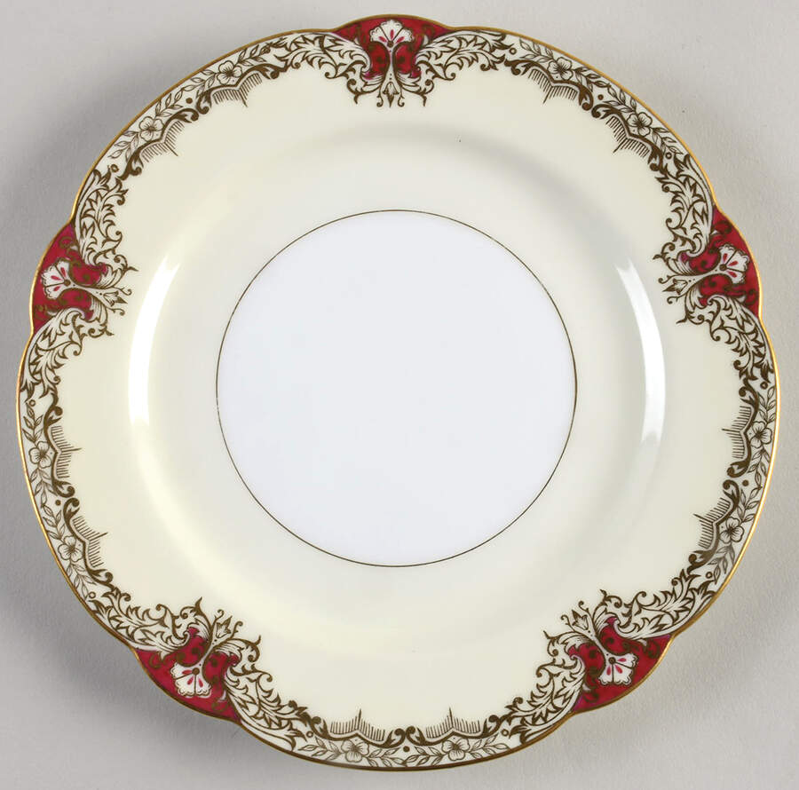 Vornay Red Salad Plate by Noritake-1