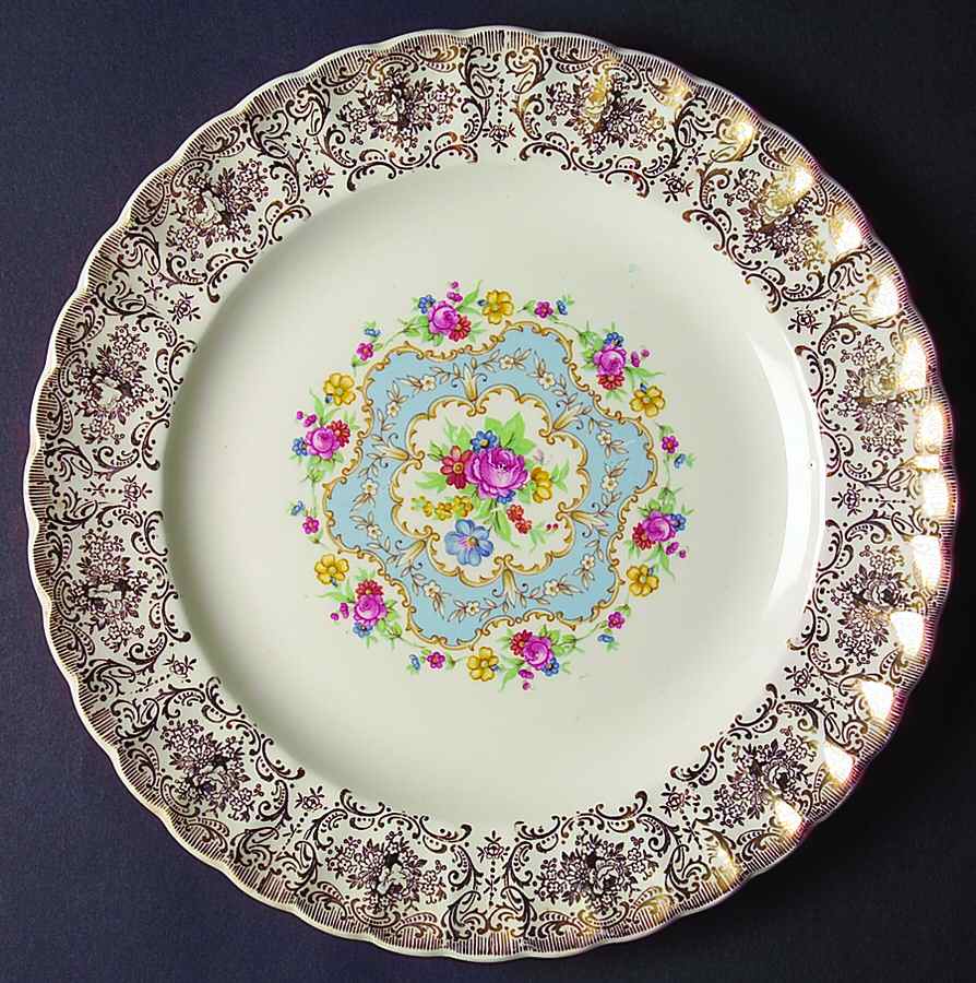 Southern Rose (USA) Dinner Plate by Nasco China (USA)-1