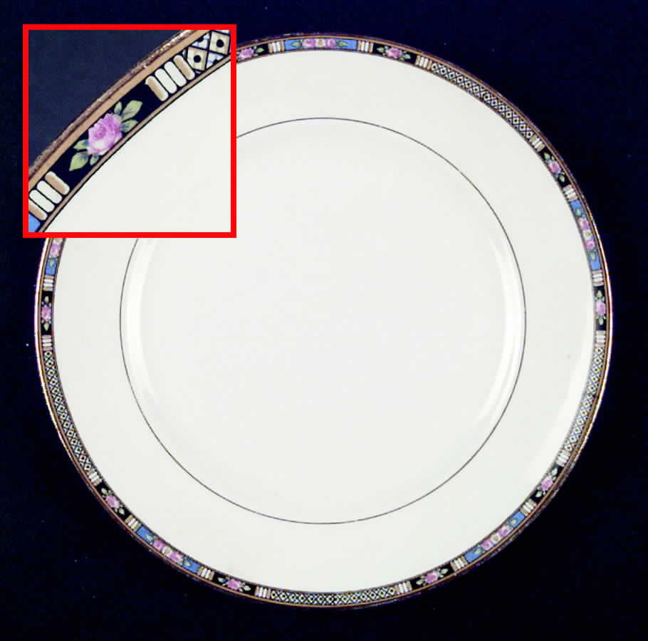 La Rosa Luncheon Plate by National China (USA)-1