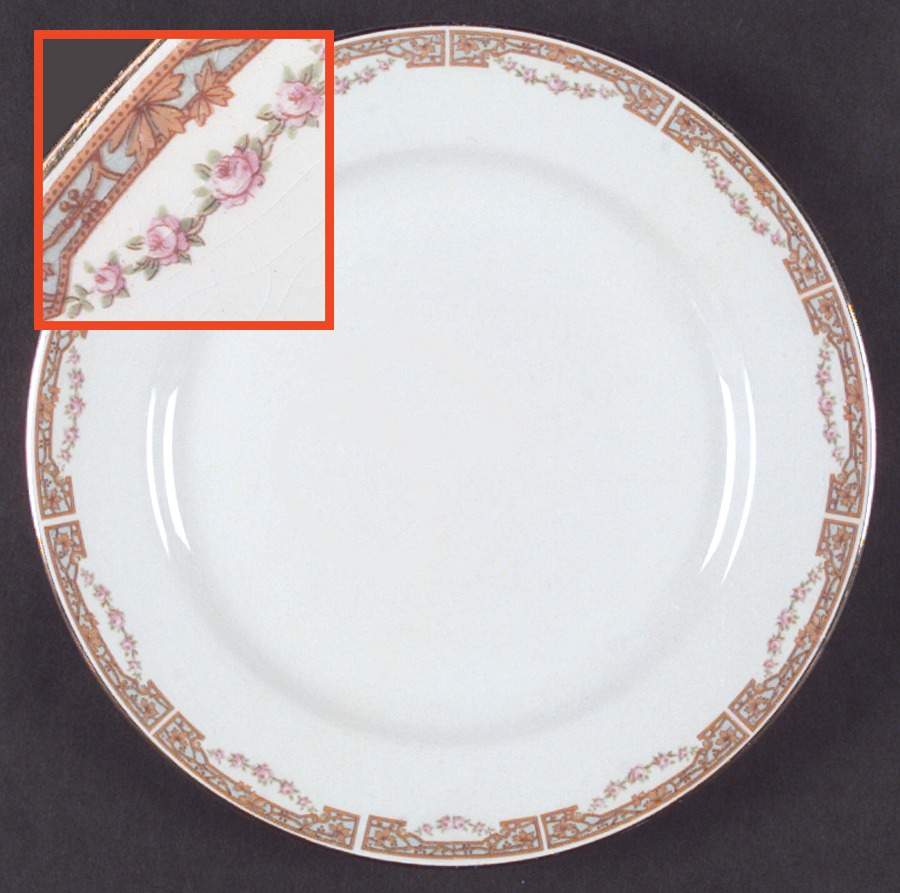 NAI5 (USA) Luncheon Plate by National China (USA)-1