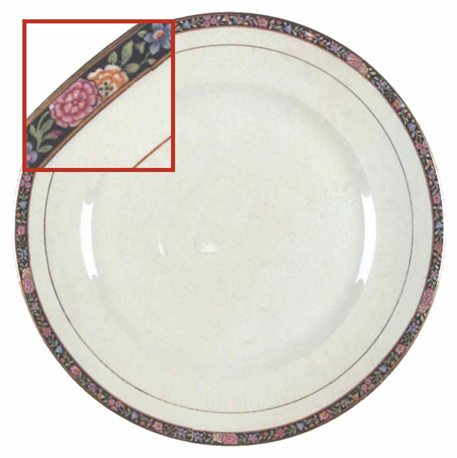 NAI36 Luncheon Plate by National China (USA)-1