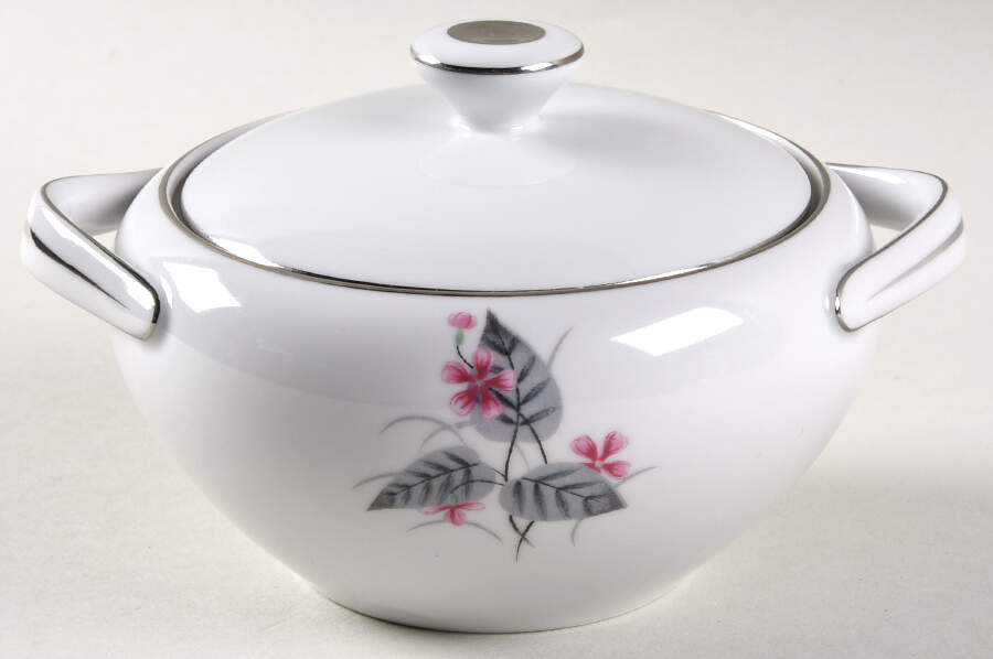 Lyric Sugar Bowl & Lid by Narumi-1