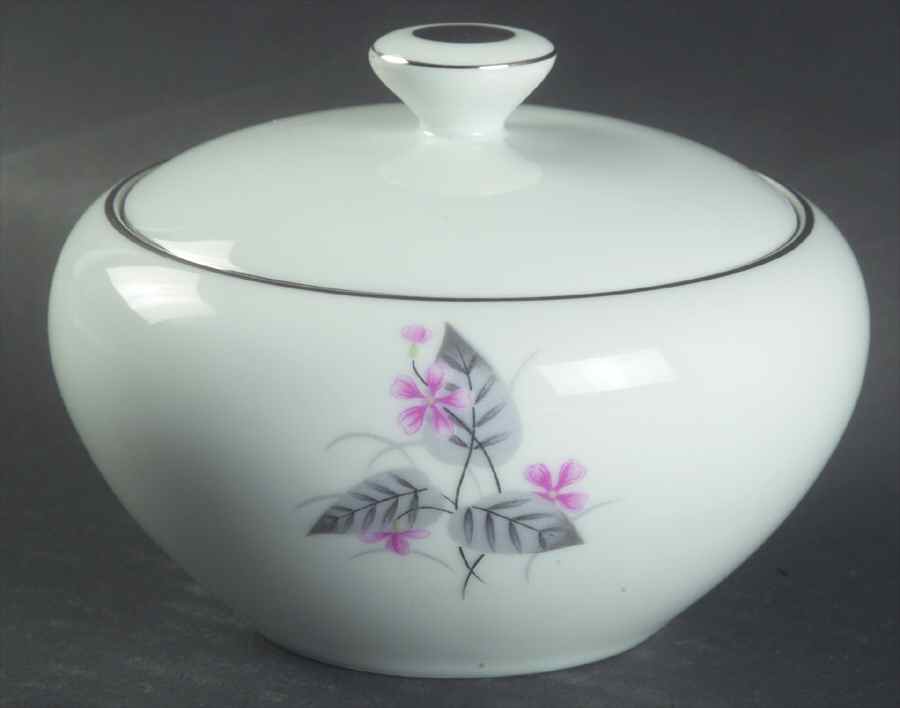 Lyric Sugar Bowl & Lid by Narumi-1