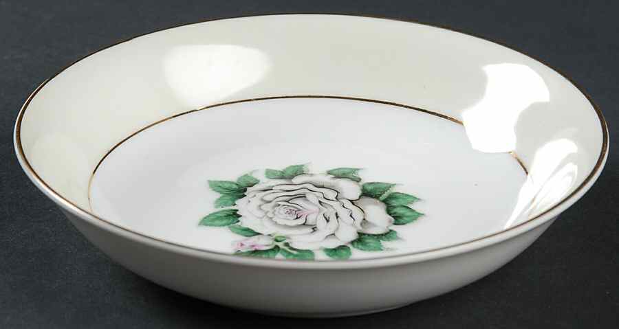 White Rose Fruit/Dessert (Sauce) Bowl by Narumi-1