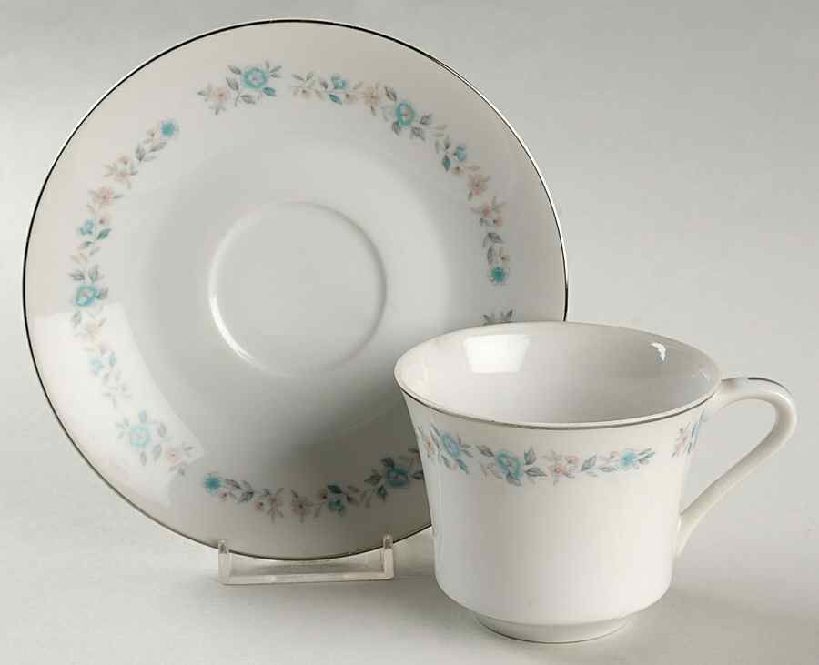 Belmont Flat Cup & Saucer Set by Nasco (Japan)-1