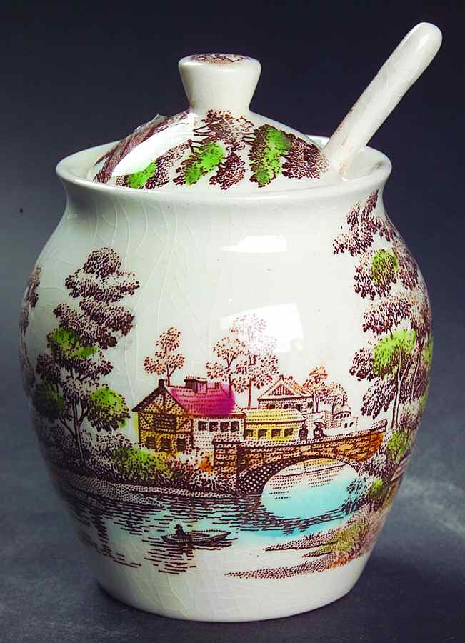 Holiday Marmalade & Lid by Nasco (Japan)-1
