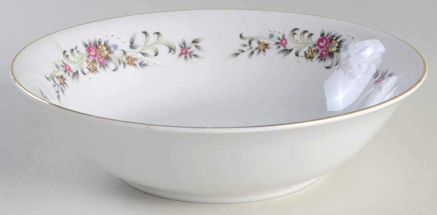 Linda 9" Round Vegetable Bowl by Nasco (Japan)-1