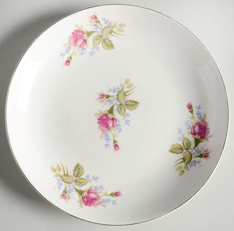 Moss Rose Bread & Butter Plate by Nasco (Japan)-1