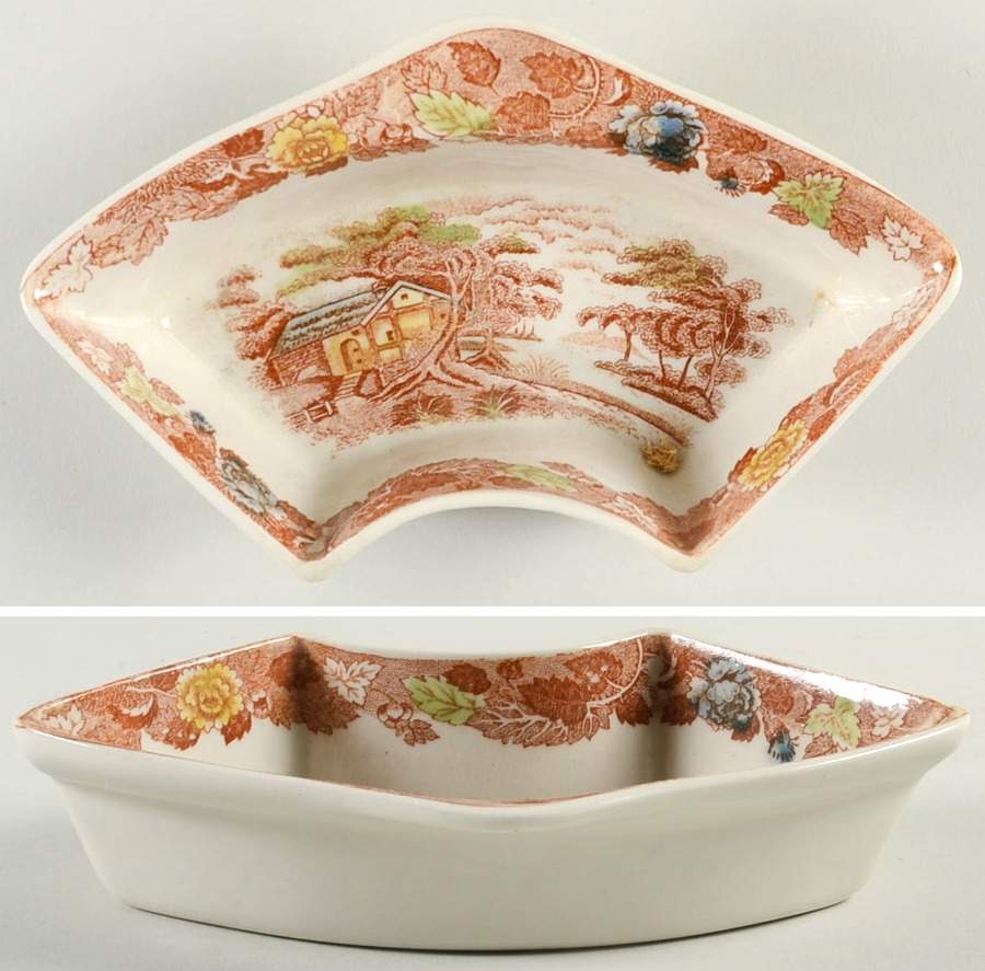 Mountain Woodland Lazy Susan-Side Dish by Nasco (Japan)-1