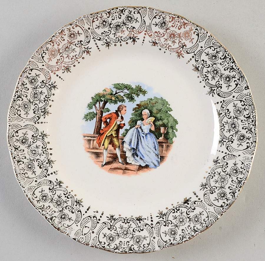 Old Colonial Bread & Butter Plate by Nasco China (USA)-1