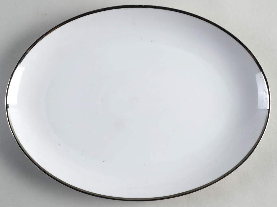 Parisienne 12" Oval Serving Platter by Nasco (Japan)-1