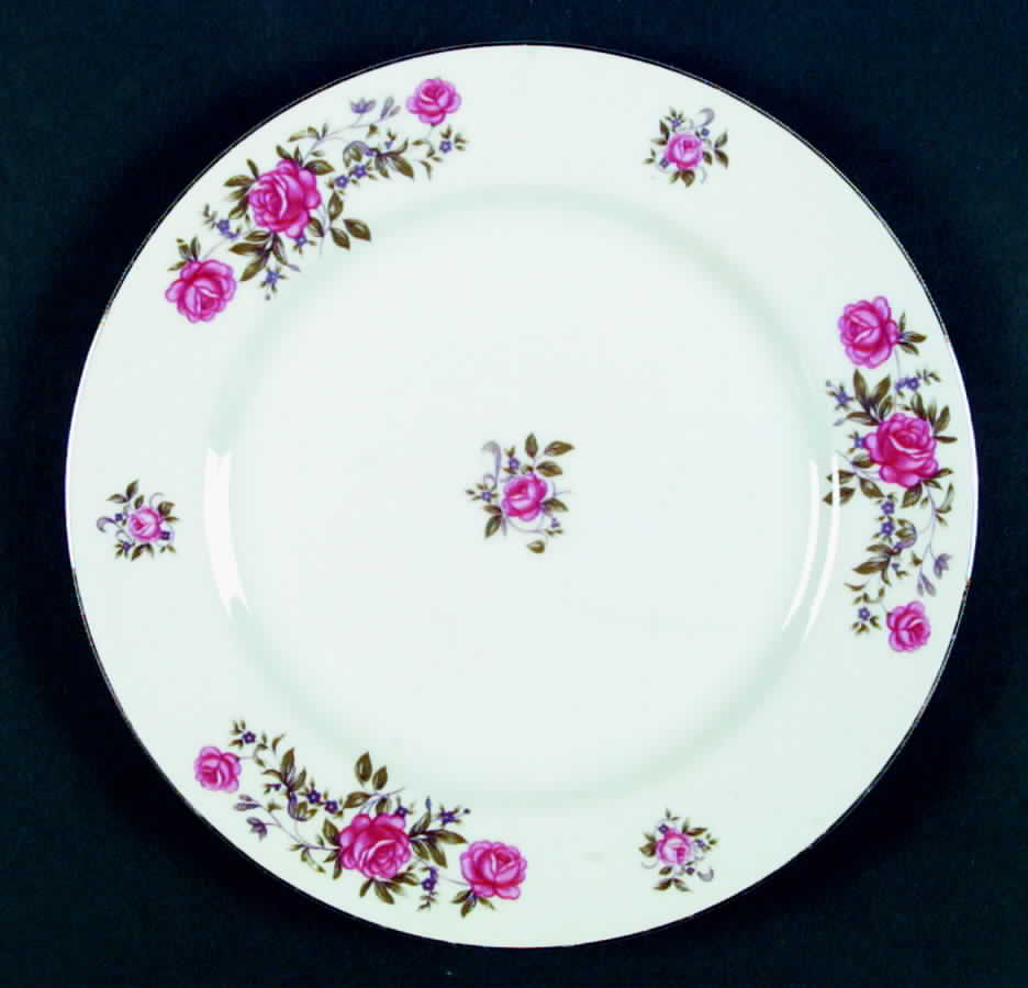 Rose Ann Dinner Plate by Nasco (Japan)-1
