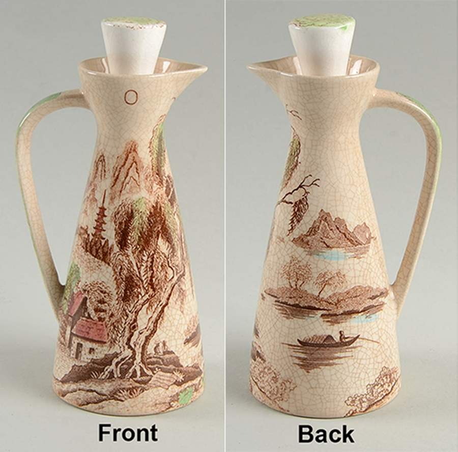 Sayonara (Japan) Oil Cruet and Stopper by Nasco (Japan)-1