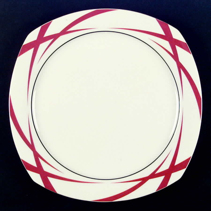 Abstract Dinner Plate by Nikko-1