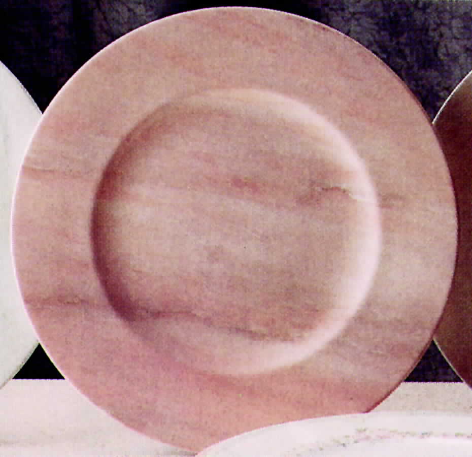 Accent Peach Service Plate (Charger) by Nikko-1