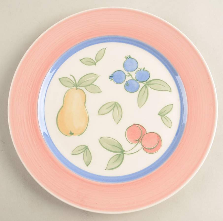 Cherry Cobbler Salad Plate by Nikko-1