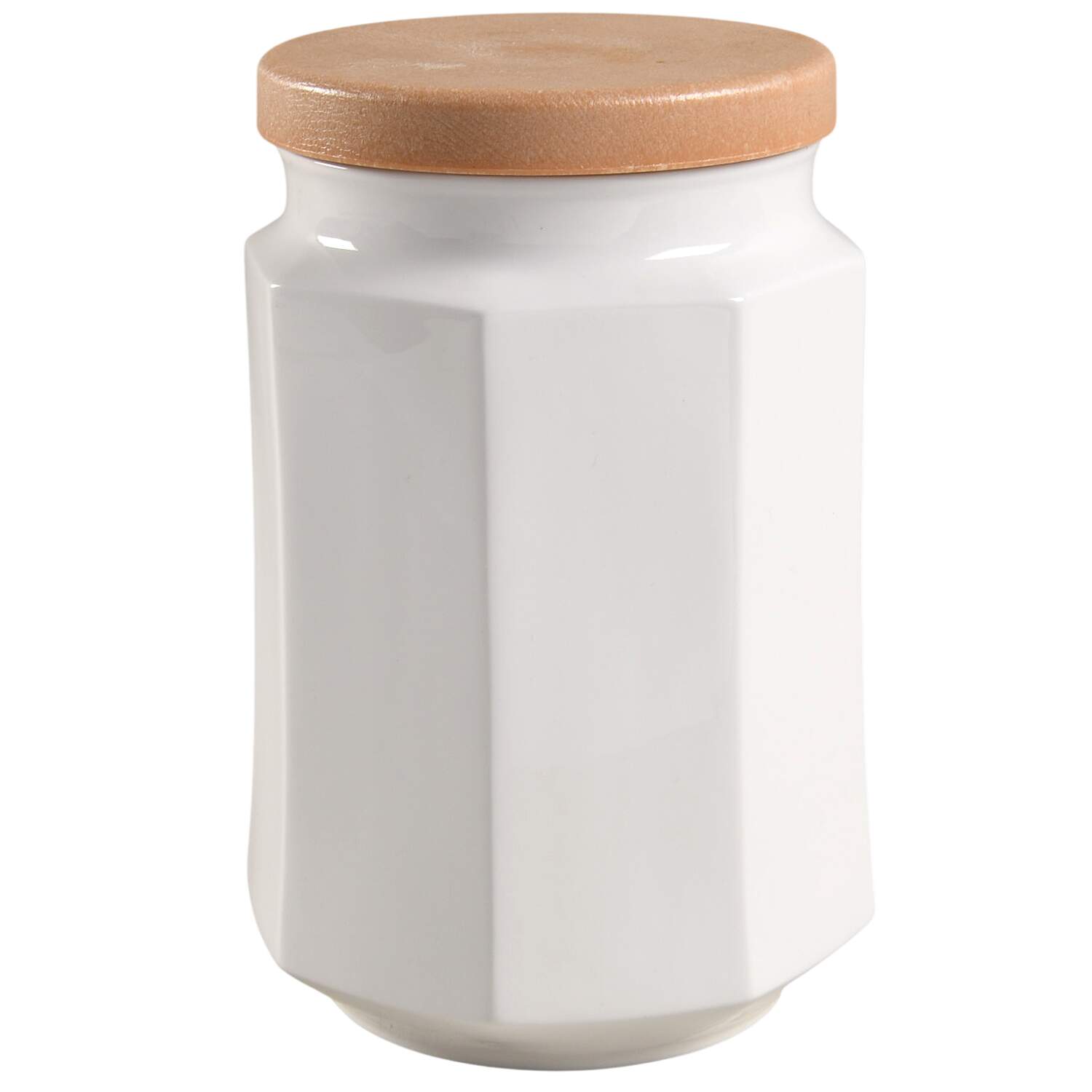 Classic White Large Canister & Lid by Nikko-1