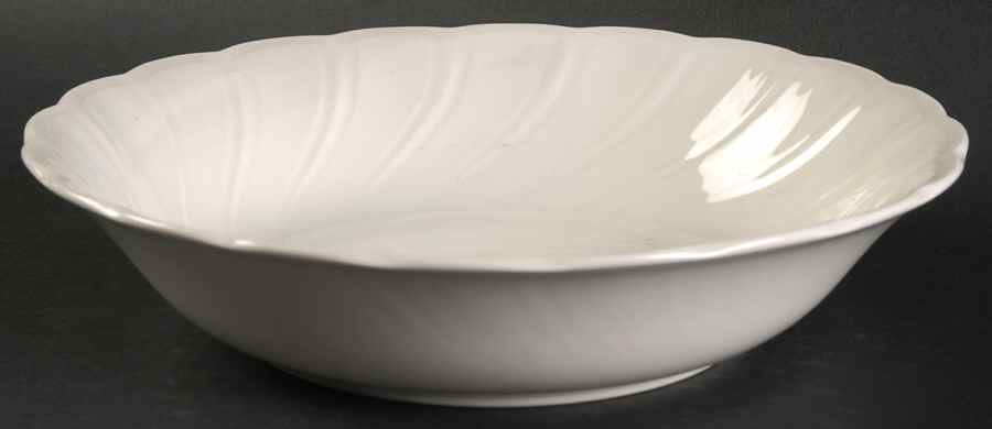 Crown White Soup/Cereal Bowl by Nikko-1
