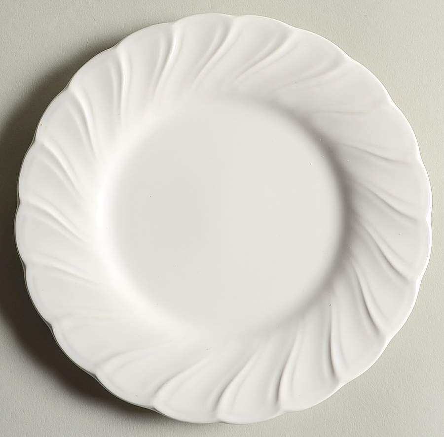 Crown White Bread & Butter Plate by Nikko-1
