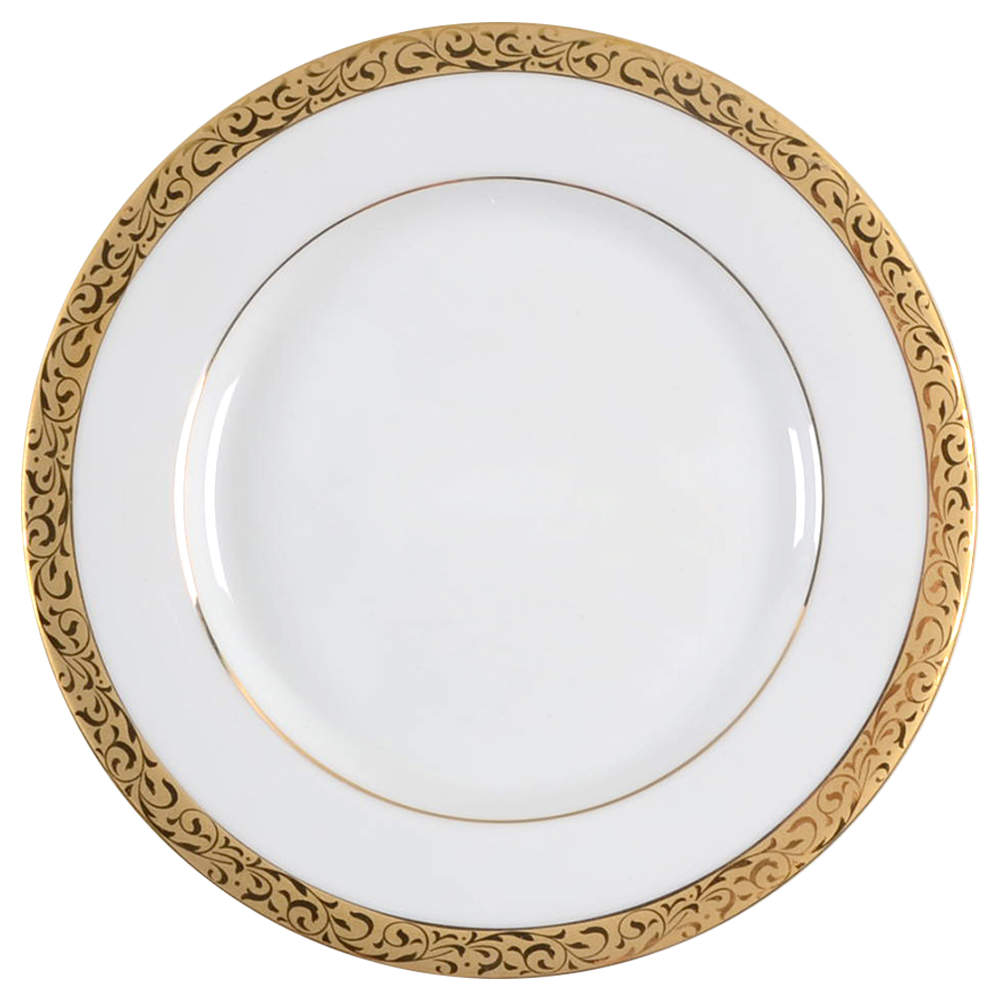Gold Filigree Bread & Butter Plate/Gravy Underplate by Nikko-1