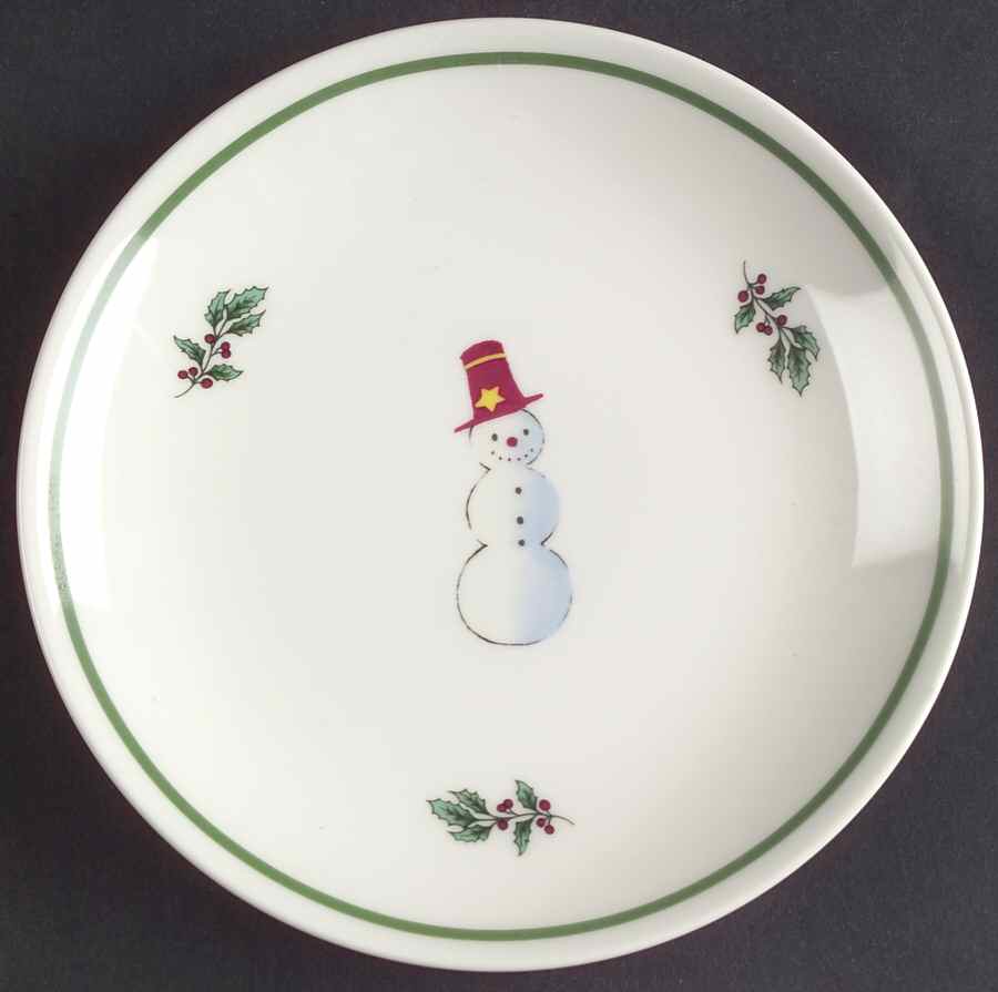 Happy Holidays Canape Plate by Nikko-1