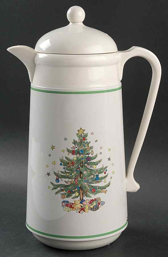 Happy Holidays Plastic Thermos/Carafe & Lid by Nikko-1