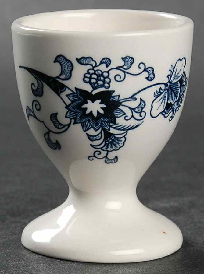 Ming Tree Blue (Double Phoenix Backstamp) Single Egg Cup by Nikko-1