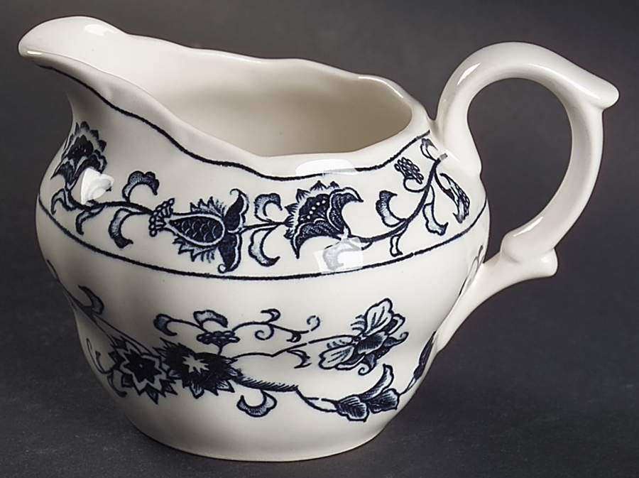 Ming Tree Blue (Double Phoenix Backstamp) Creamer by Nikko-1