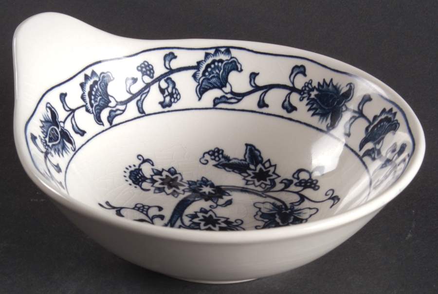 Ming Tree Blue (Double Phoenix Backstamp) Handled Ramekin by Nikko-1