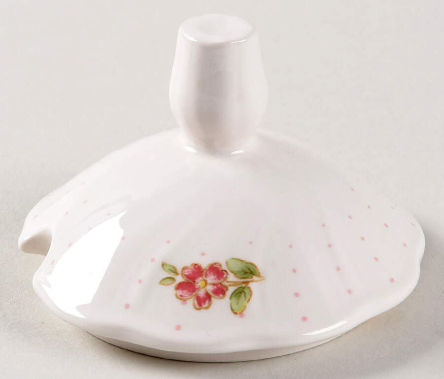 Pink Peony Lid for Sugar Bowl by Nikko-1