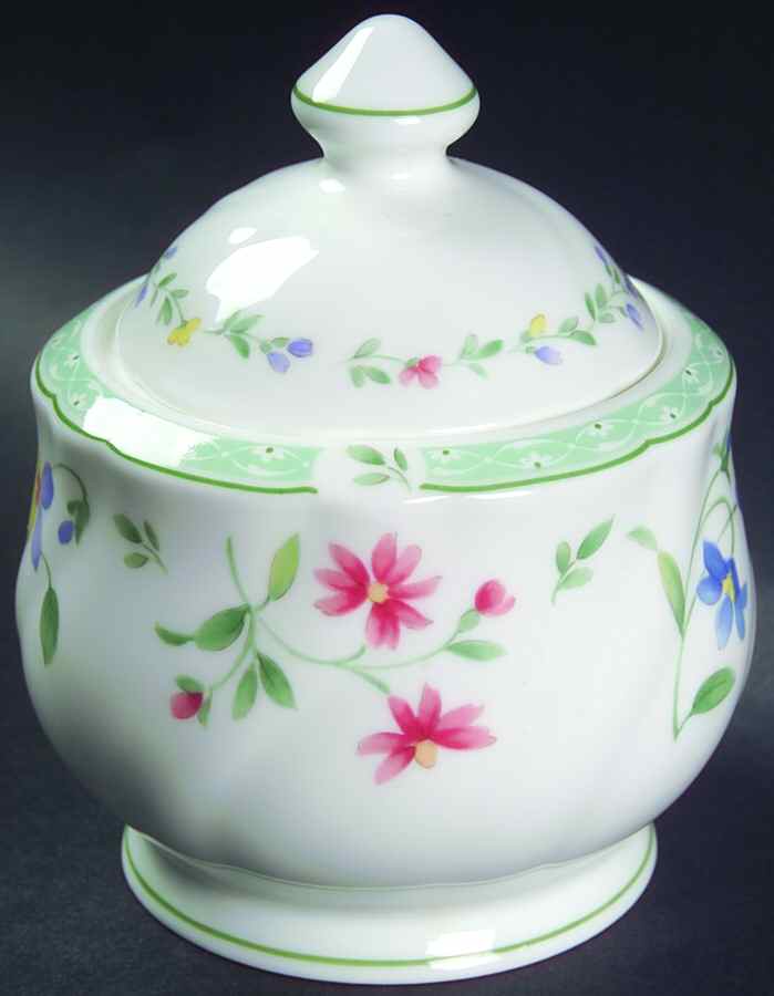 Promenade Sugar Bowl & Lid by Nikko-1