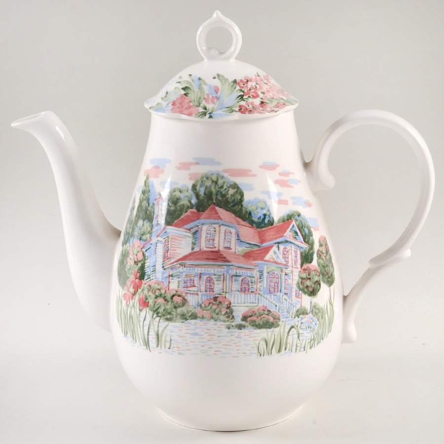 Riverdale Coffee Pot & Lid by Nikko-1