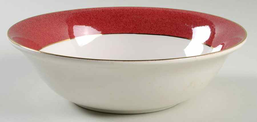 Riviera Red 9" Round Vegetable Bowl by Nikko-1