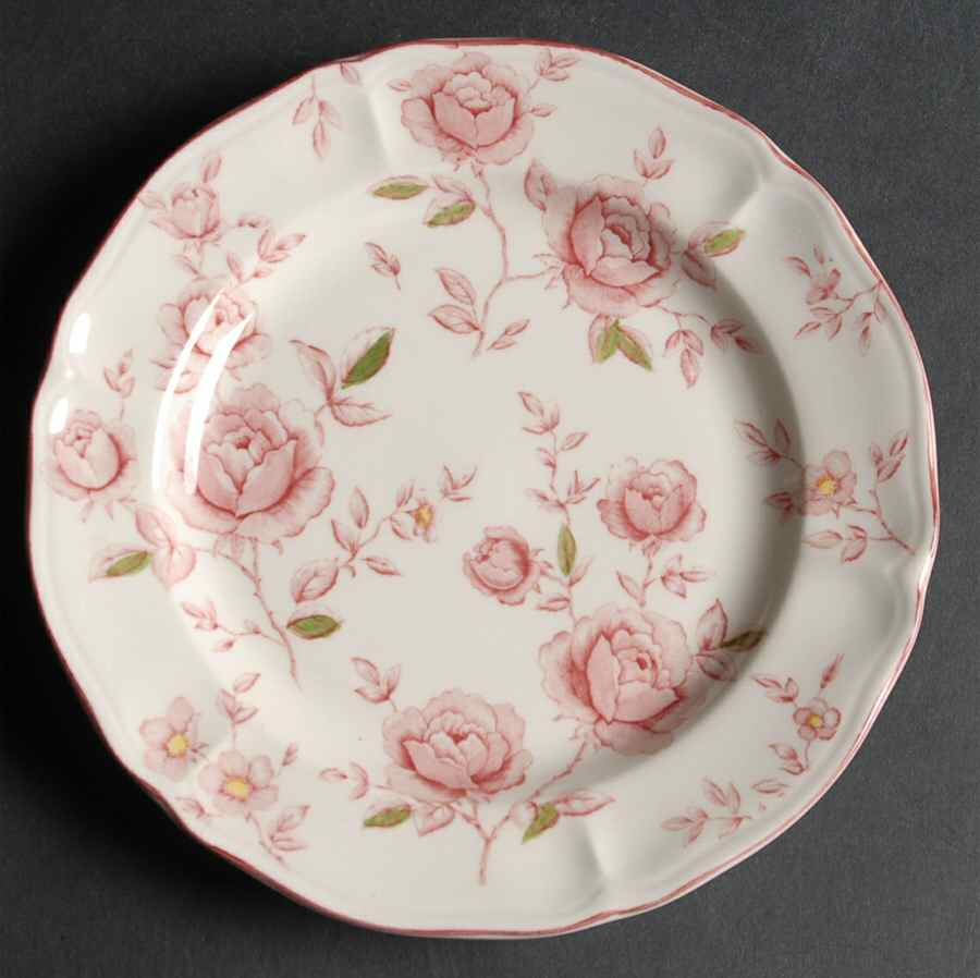 Rose Garden Salad Plate by Nikko-1
