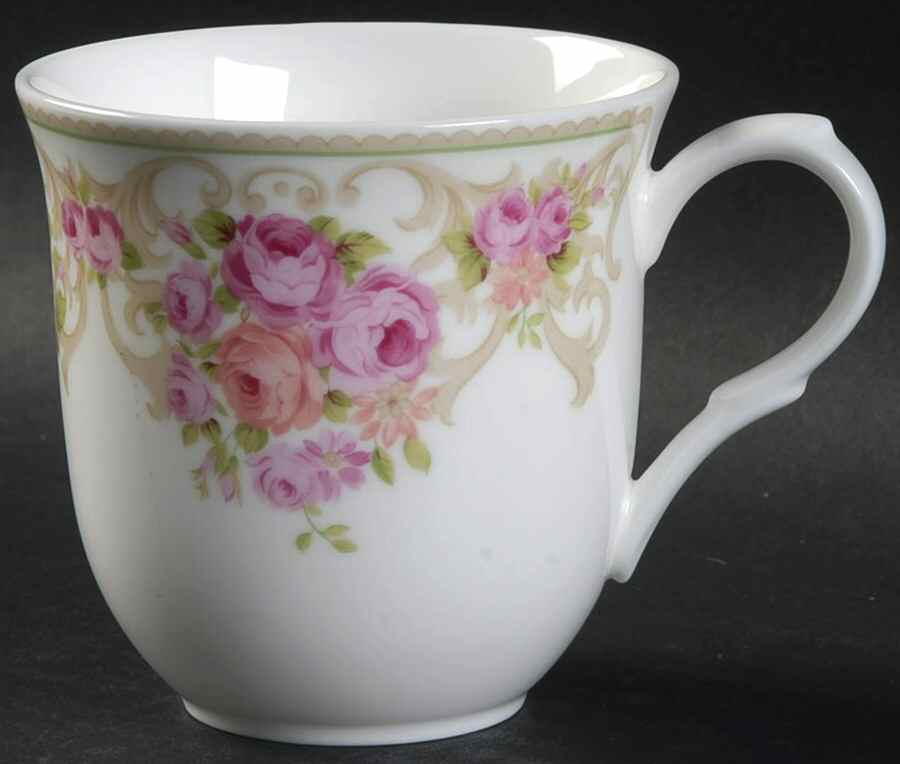 Rose Trellis Flat Cup by Nikko-1
