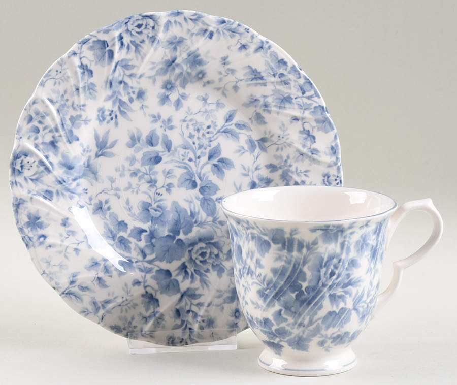 Tea Roses Footed Cup & Saucer Set by Nikko-1
