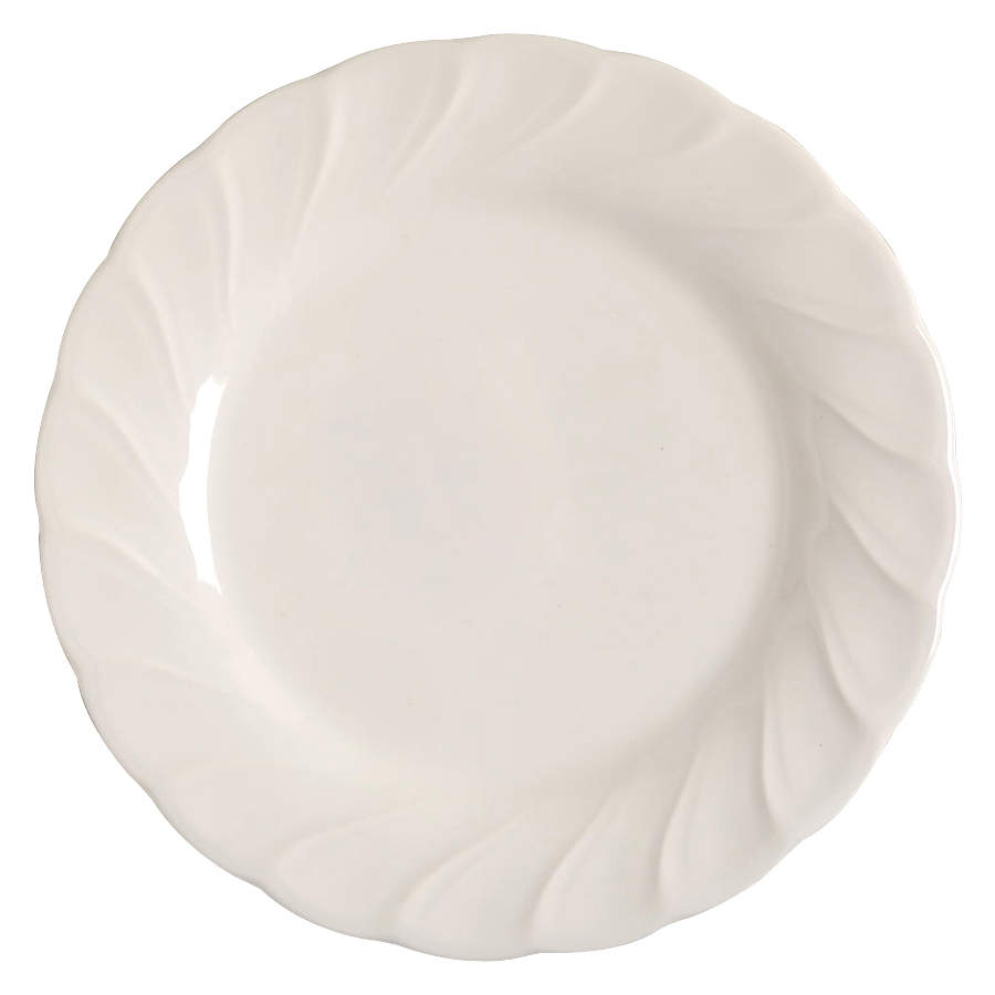 White Satin Salad Plate by Nikko-1