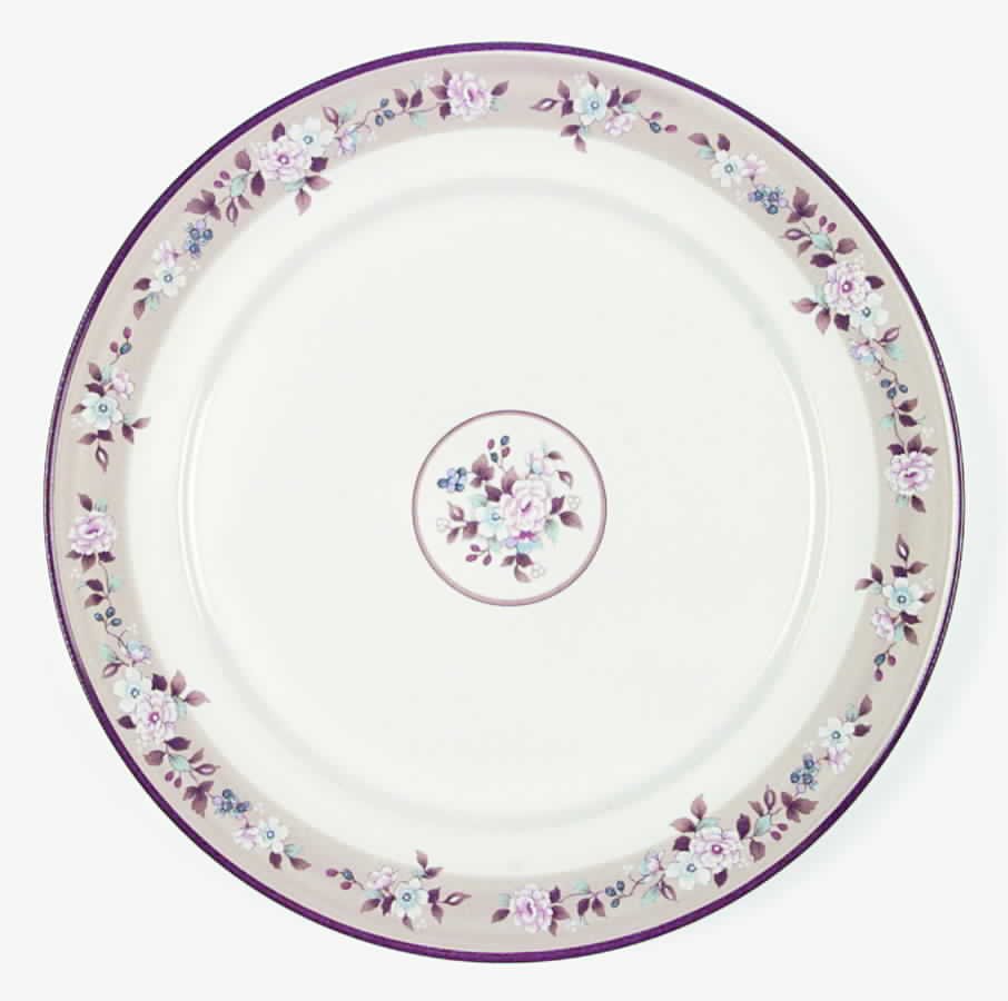 Calico Garden Brown Dinner Plate by Nitto-1