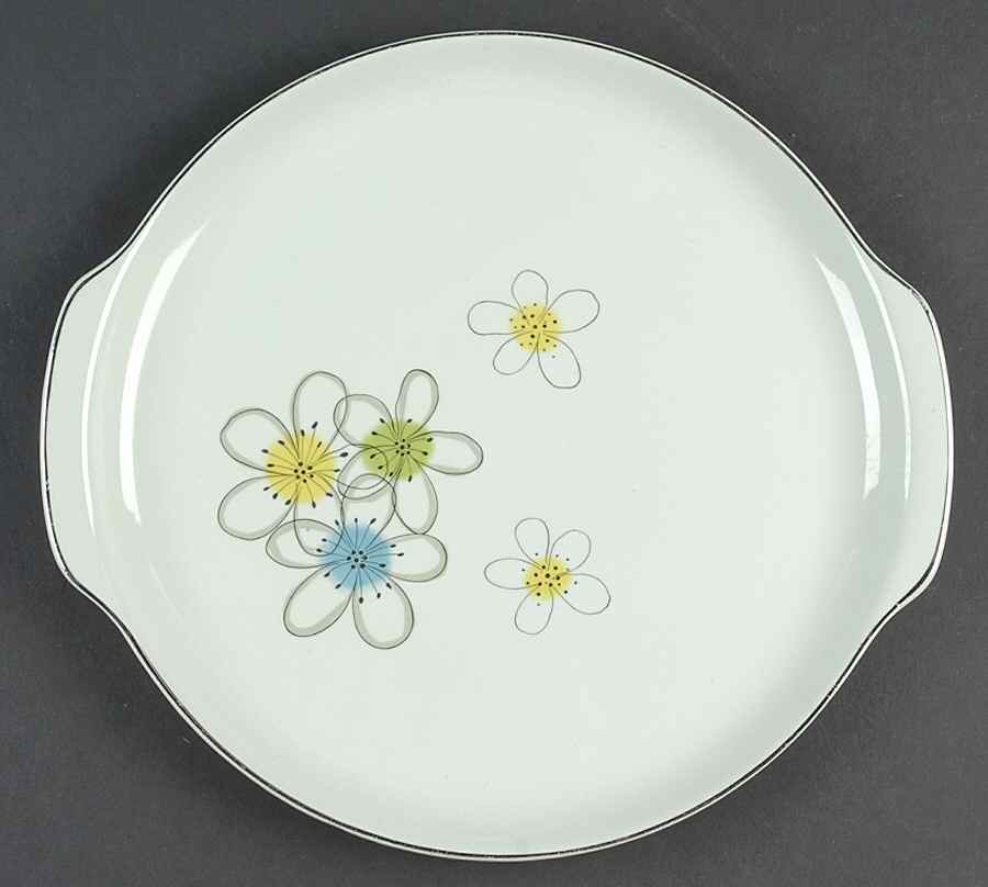 Mist Handled Cake Plate by Nobility-1