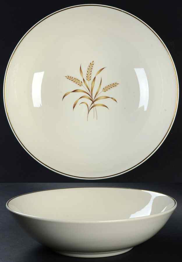 Wheat 9" Round Vegetable Bowl by Nobility-1