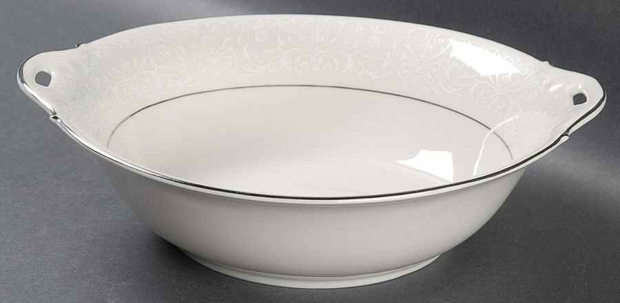 Queens Bouquet 9" Round Vegetable Bowl by Nobility-1