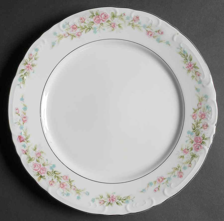 Colonial Rose Dinner Plate by Norleans-1